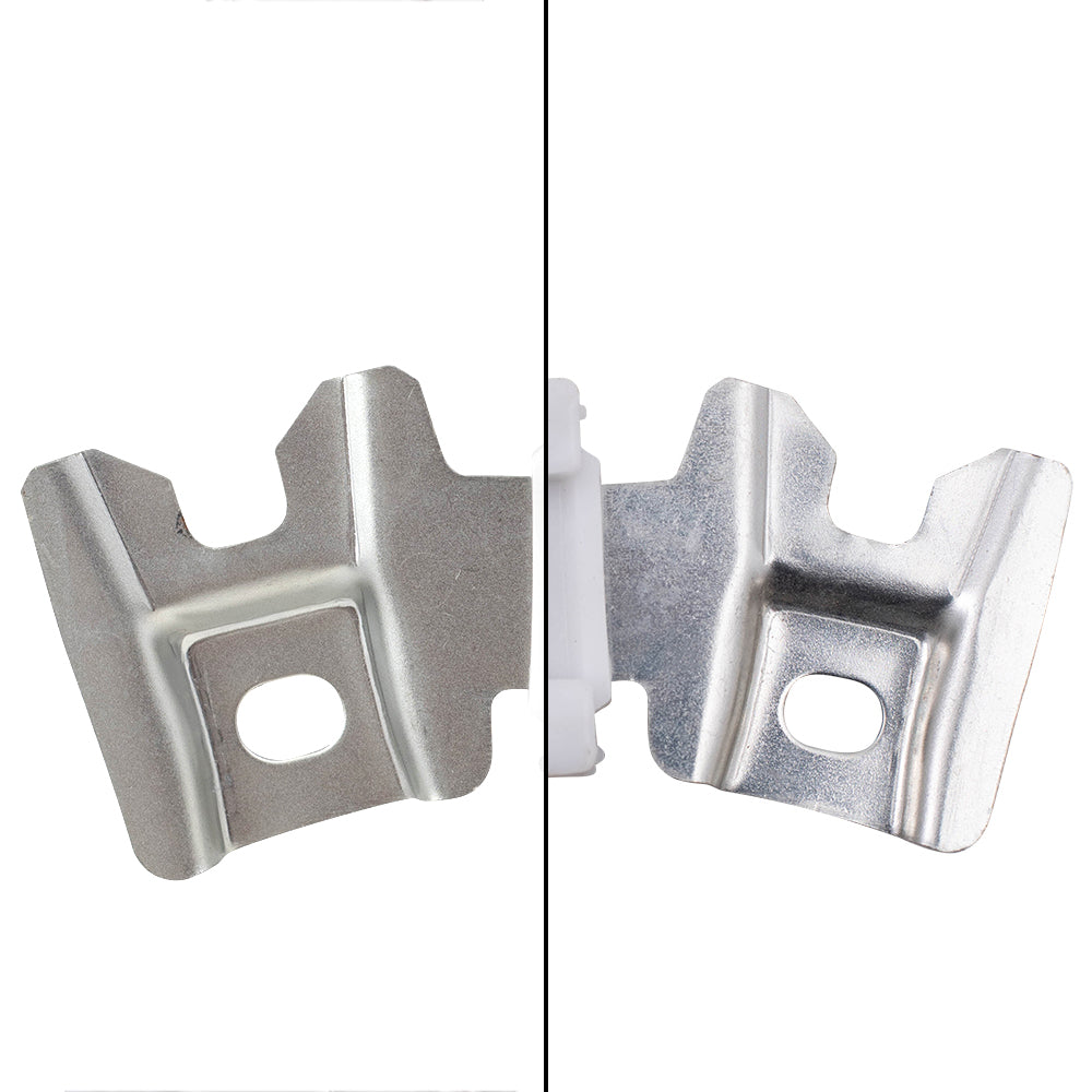 Brock Replacement Front Driver and Passenger Side Power Window Regulators with Motor Compatible with 2002-2006 Altima