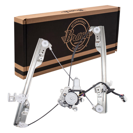 Brock Replacement Drivers Front Power Window Lift Regulator with Motor & 6 Pin Connector Compatible with 02-06 Altima 80731-8J000