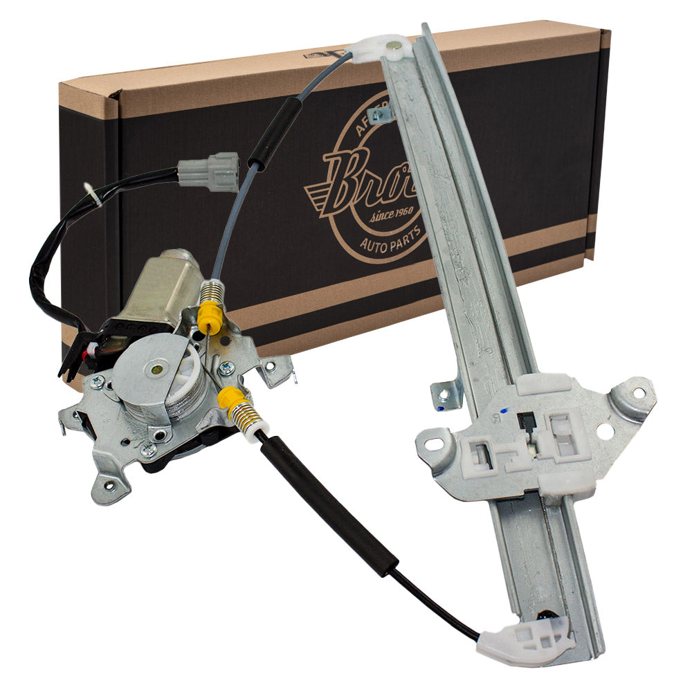Brock Replacement Drivers Front Power Window Lift Regulator with Motor Assembly Compatible with 00-03 Maxima I35 807312Y90A