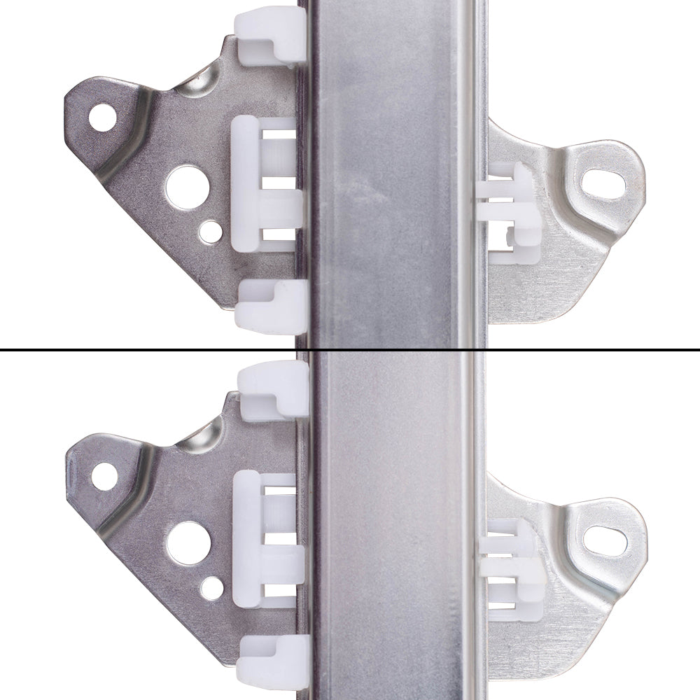 Brock Replacement Front and Rear Driver Side Power Window Regulators with Motor Compatible with 2005-2010 Pathfinder Built to 04/2010 ONLY