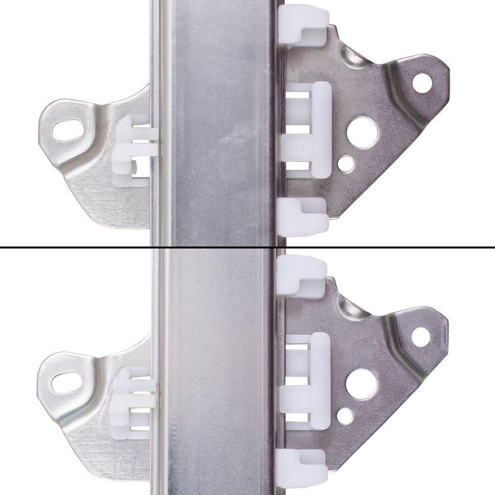 Brock Replacement Driver and Passenger Side Power Window Regulators with Motor 4 Piece Set Compatible with 2005-2010 Pathfinder Built to 04/2010 ONLY