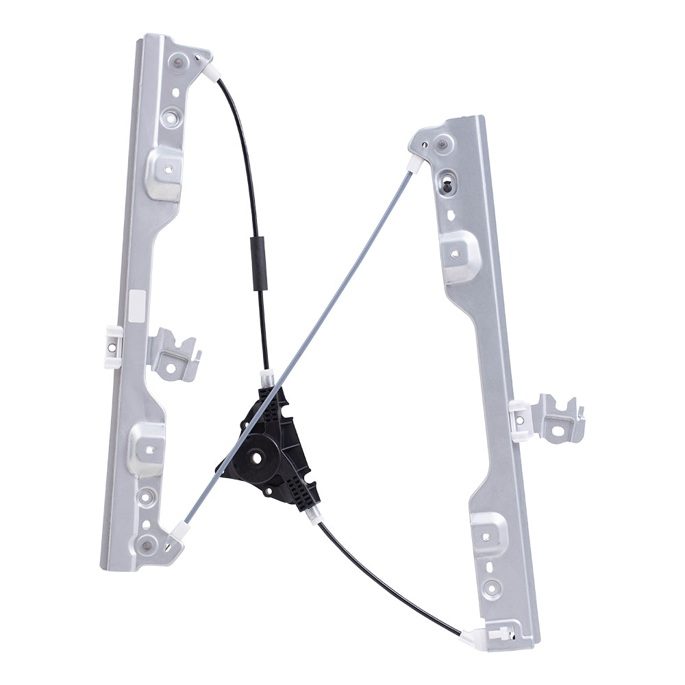 Brock Replacement Set Front Power Window Regulators Compatible with 2008-2013 Rogue