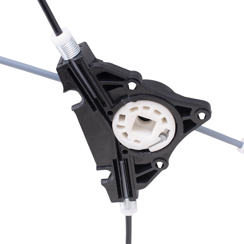 Brock Replacement Set Front Power Window Regulators Compatible with 2008-2013 Rogue