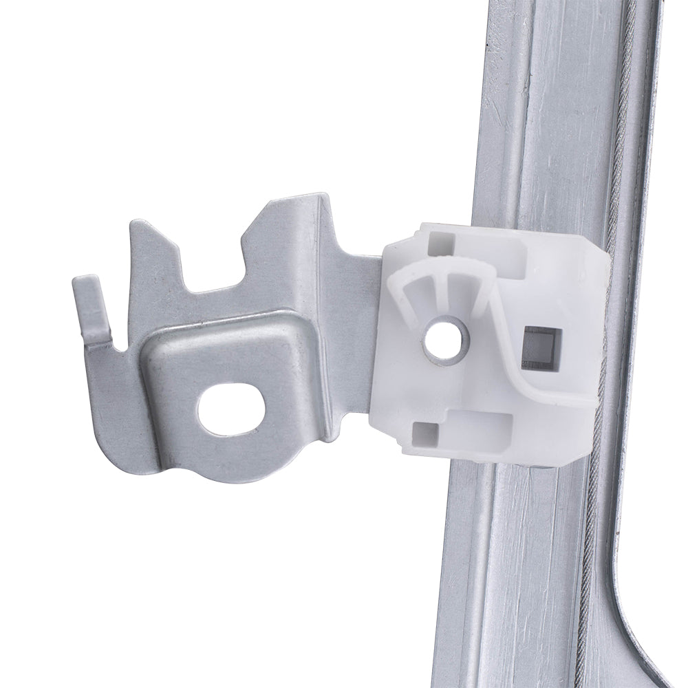 Brock Replacement Set Front Power Window Regulators Compatible with 2008-2013 Rogue