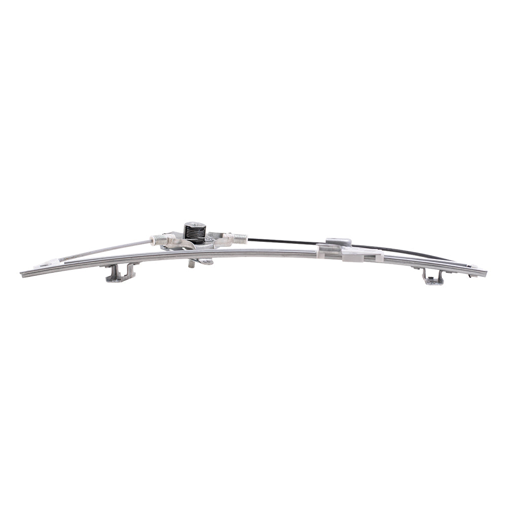 Brock Replacement Driver and Passenger Front Manual Window Lift Regulators Assemblies Compatible with 86-97 Pickup Truck 807013B300 807003B300