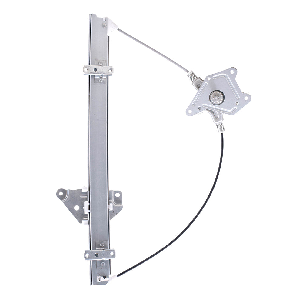 Brock Replacement Drivers Front Manual Window Lift Regulator Assembly Compatible with 86-97 Pickup Truck 80701-3B300