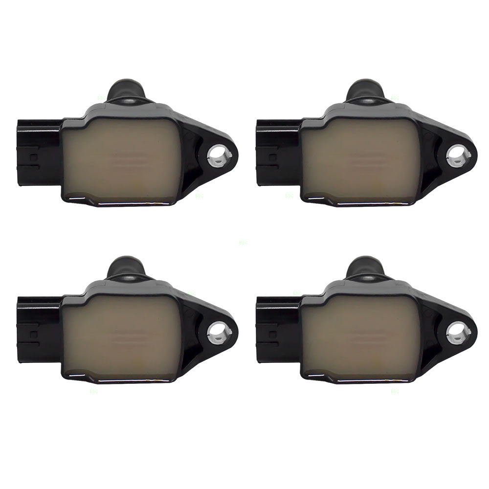 4 Piece Set Four Ignition Spark Plug Coils for Infiniti Nissan SUV Van 4 cyl