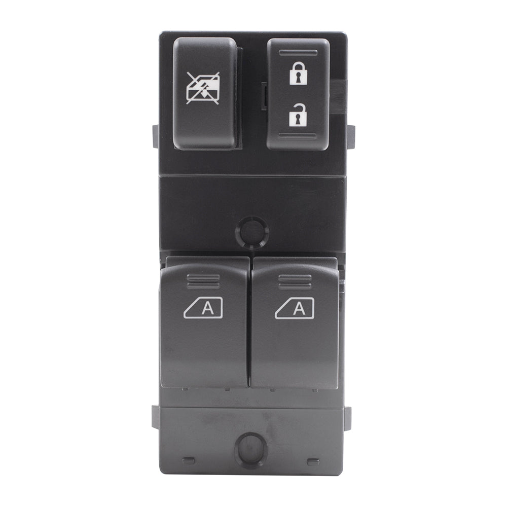 Front Power Window Drivers Master Switch for Infiniti G37 Q60 Coupe 25401JL44A