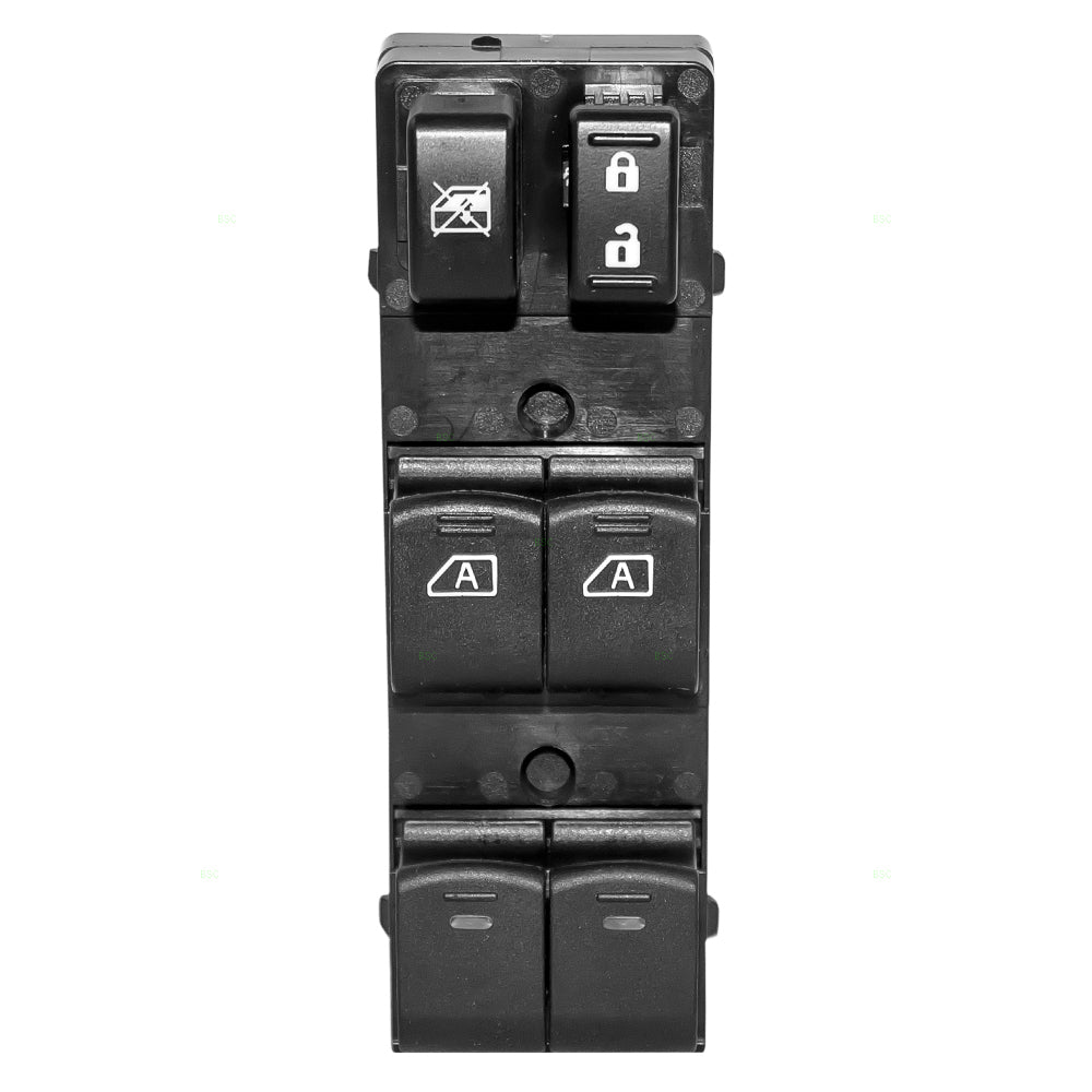Drivers Front Power Window Master Switch for 07-12 Nissan Altima 25401-ZN50C