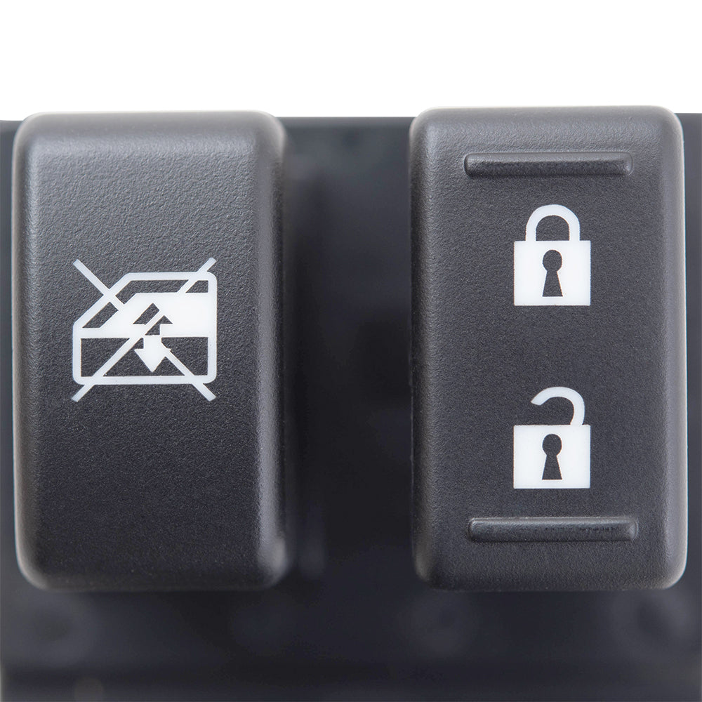 Brock Replacement Driver Side Power Window Master Switch Compatible with 07-12 Altima w/ Driver Auto Down