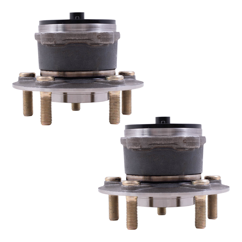 Brock Replacement Rear Set Hub Bearing Assemblies Compatible with 13-20 CX-5 Front Wheel Drive 14-20 MAZDA6