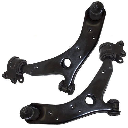 Brock Replacement Pair Set Lower Front Control Arm Kits with Ball Joint & Bushings Compatible with 2004-2009 3 5 3 5 C513-34-350 C513-34-300