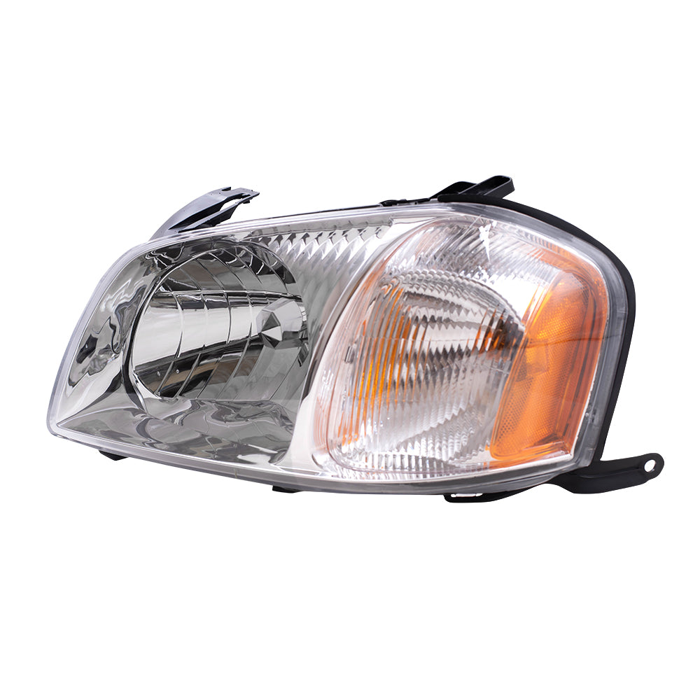 Brock Replacement Drivers Headlight Headlamp Compatible with 2001-2004 Tribute SUV EC0151040L