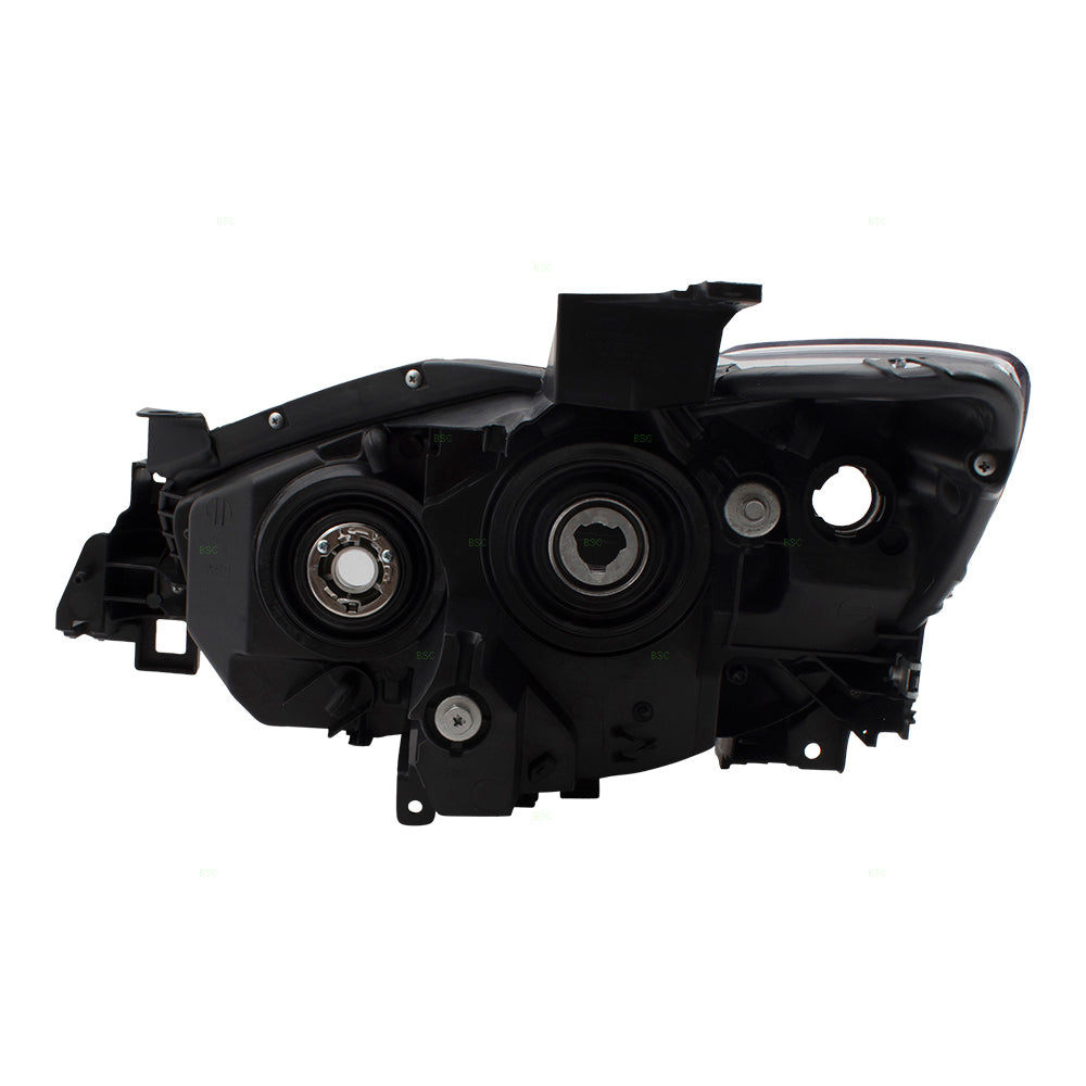 Brock Aftermarket Replacement Passenger Right Halogen Combination Headlight Assembly Compatible With 2013-2016 Mazda CX-5