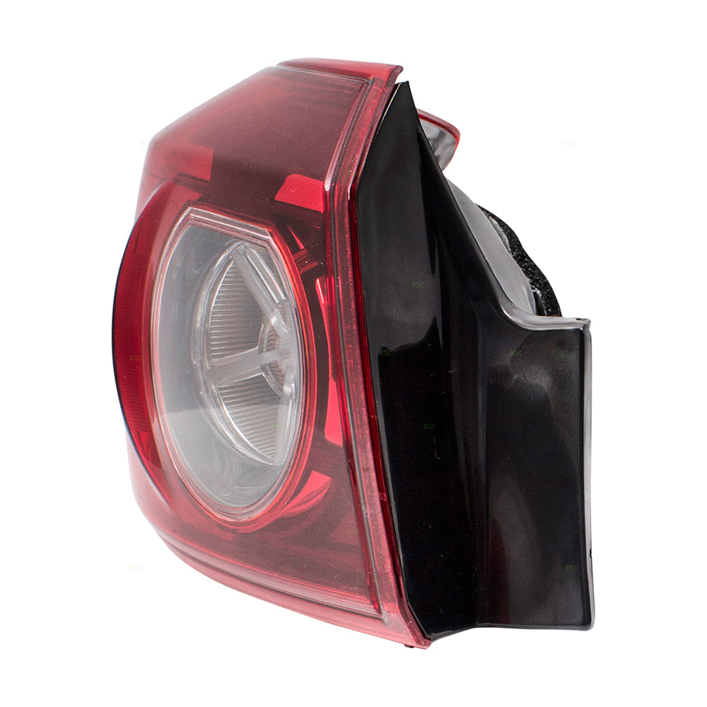 Brock Replacement Pair Set Tail Lamps Tail Light Quarter Panel Mounted Compatible with 14-18 Mazda3 Sedan BHN151160B BHN151150B