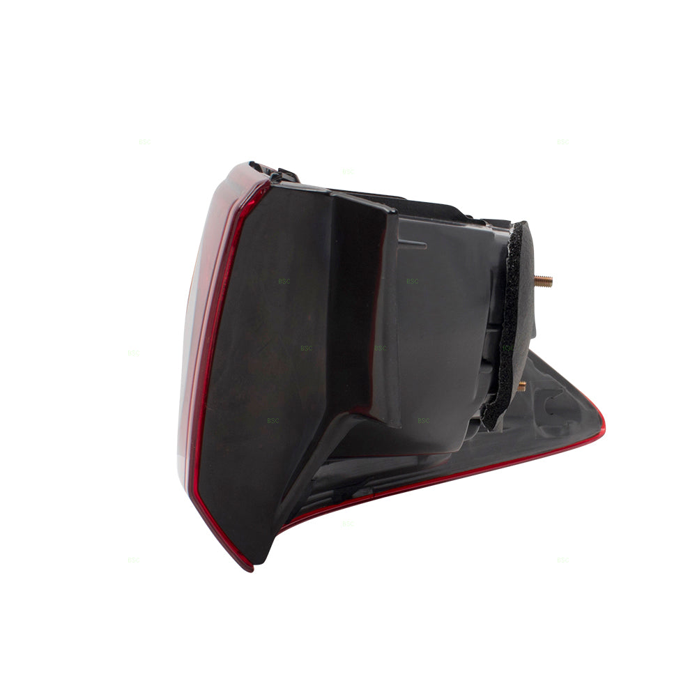 Brock Replacement Passengers Tail Lamp Tail Light Quarter Panel Mounted Compatible with 14-18 Mazda3 Sedan BHN151150B