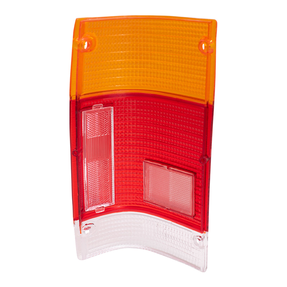 Brock Replacement Driver and Passenger Taillights Tail Lamp Lenses Compatible with 86-93 Pickup Truck UB3951162A UB3951152A