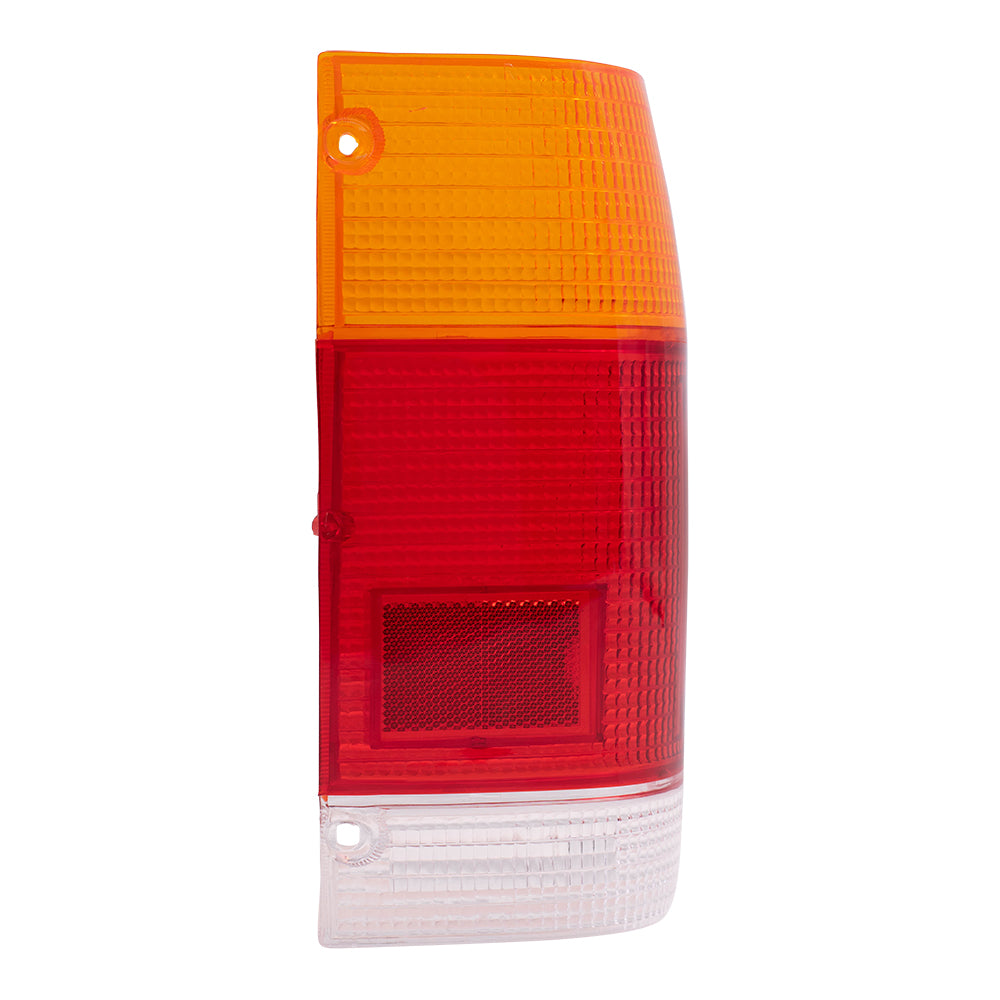 Brock Replacement Passengers Taillight Tail Lamp Lens Compatible with 86-93 Pickup Truck UB3951152A