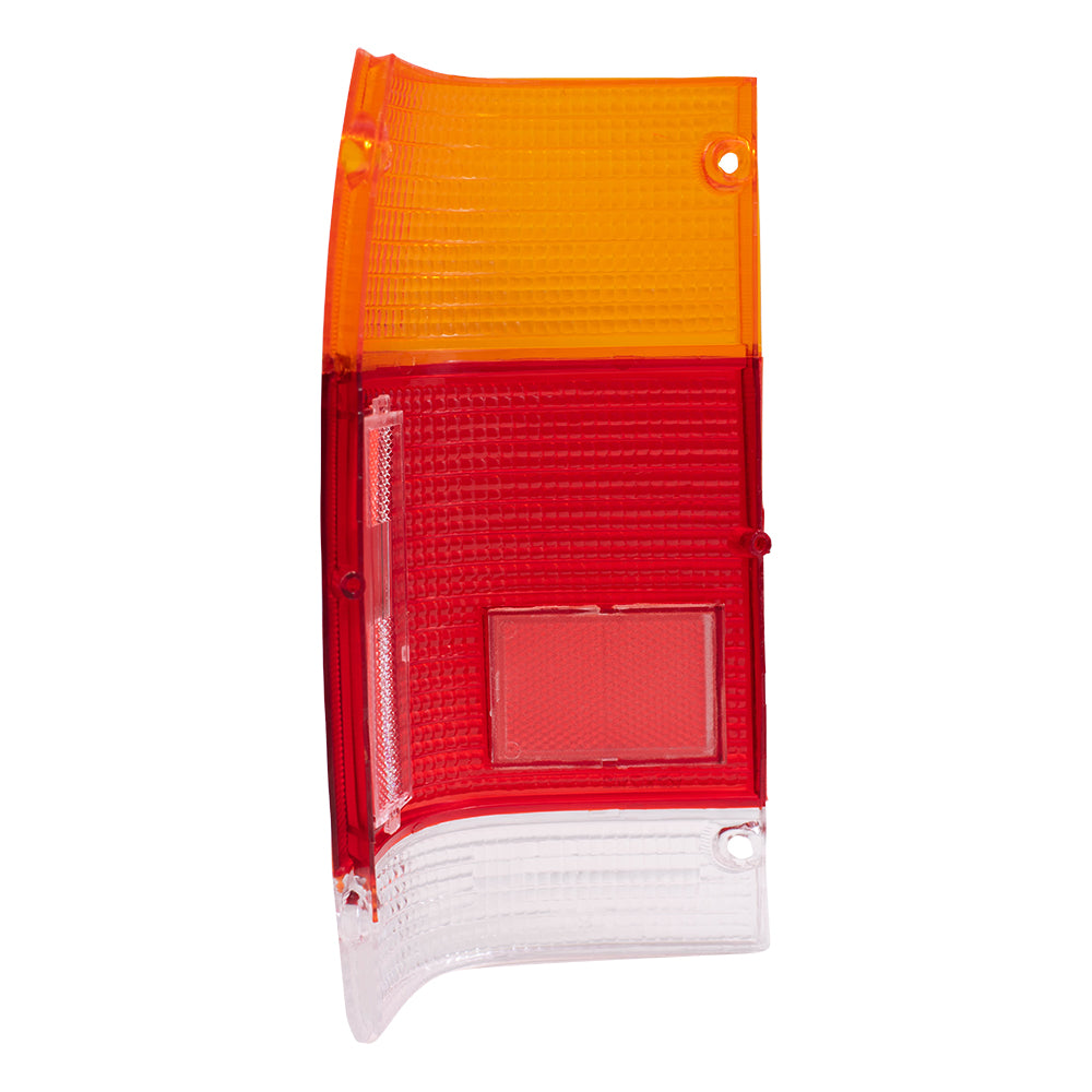 Brock Replacement Passengers Taillight Tail Lamp Lens Compatible with 86-93 Pickup Truck UB3951152A