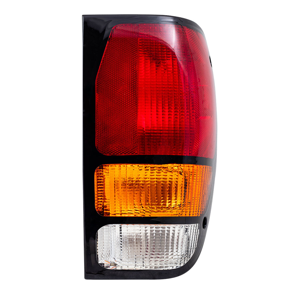 Brock Replacement Driver and Passenger Taillights Tail Lamps Compatible with 94-00 Pickup Truck ZZM051160P1 ZZM051150P1