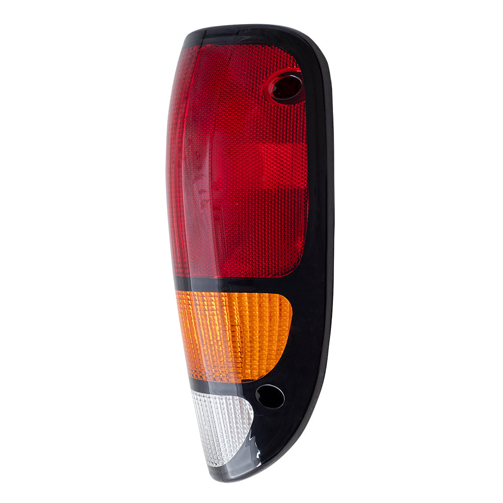 Brock Replacement Driver and Passenger Taillights Tail Lamps Compatible with 94-00 Pickup Truck ZZM051160P1 ZZM051150P1