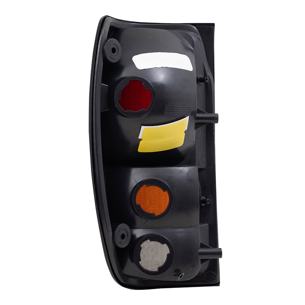 Brock Replacement Driver and Passenger Taillights Tail Lamps Compatible with 94-00 Pickup Truck ZZM051160P1 ZZM051150P1