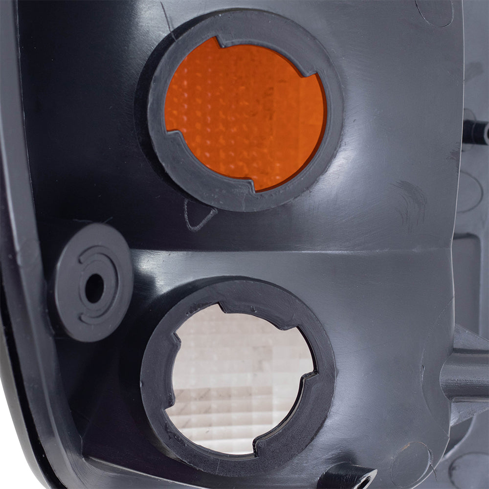 Brock Replacement Driver and Passenger Taillights Tail Lamps Compatible with 94-00 Pickup Truck ZZM051160P1 ZZM051150P1