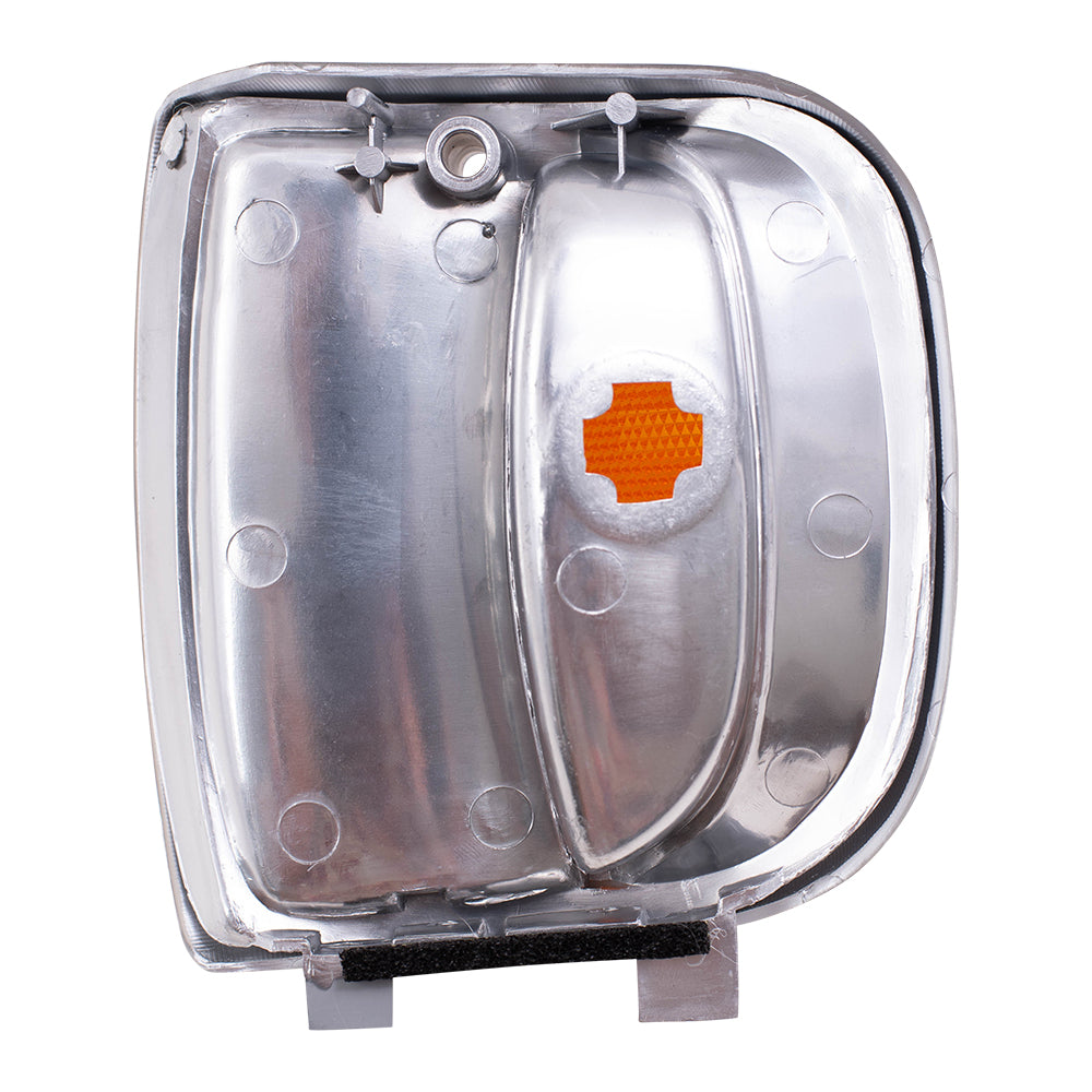 Brock Replacement Passengers Park Signal Corner Marker Light Lamp Lens Compatible with 94-97 Pickup Truck ZZM0-51-121