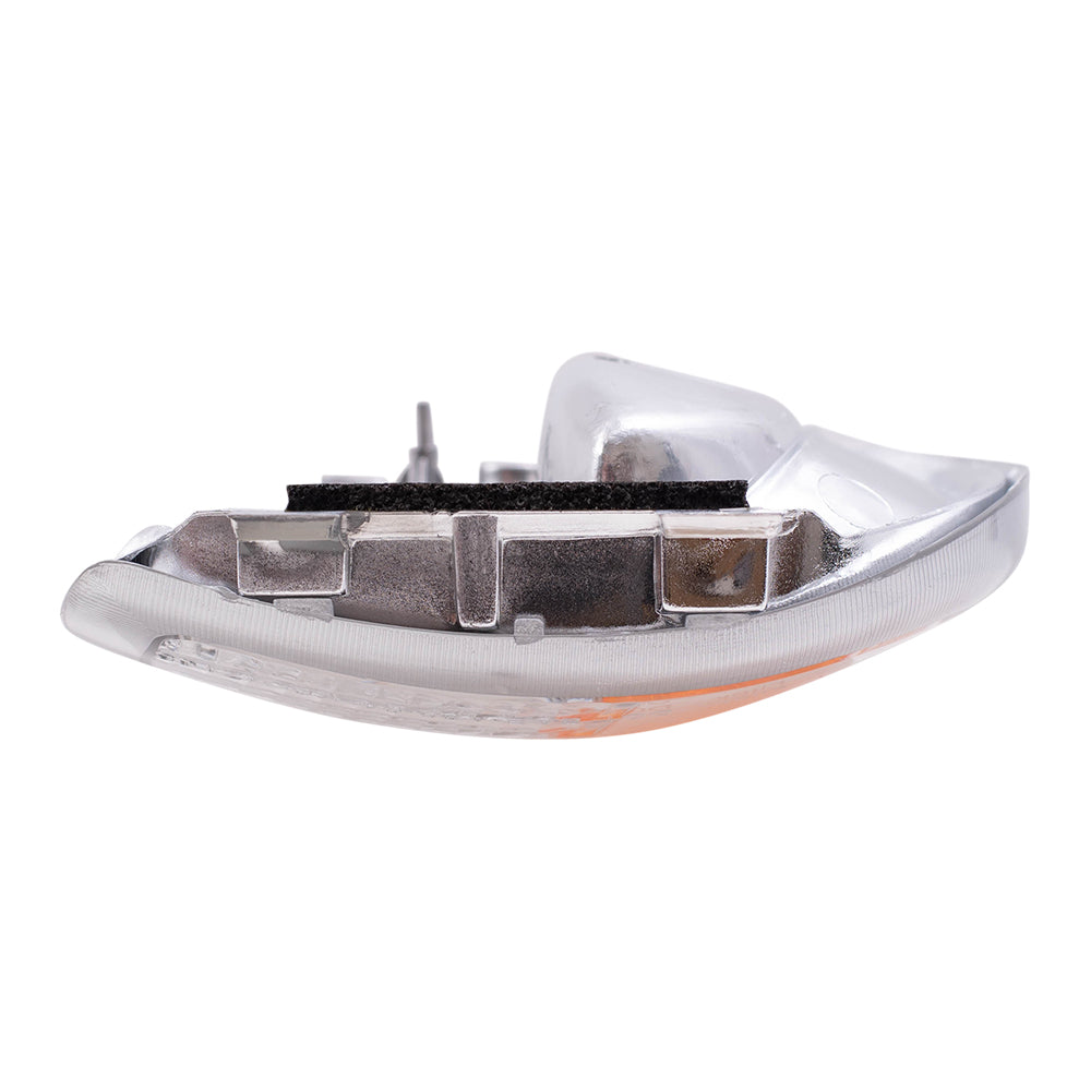 Brock Replacement Passengers Park Signal Corner Marker Light Lamp Lens Compatible with 94-97 Pickup Truck ZZM0-51-121