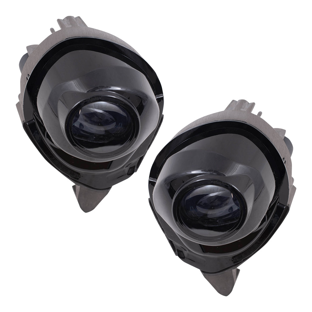 Brock Replacement Driver and Passenger Side Fog Light Assemblies For 2017-2022 Mazda CX-5 2018-2023 Mazda CX-3 2017-2018 Mazda Mazda3 2017-2018 Mazda Mazda6