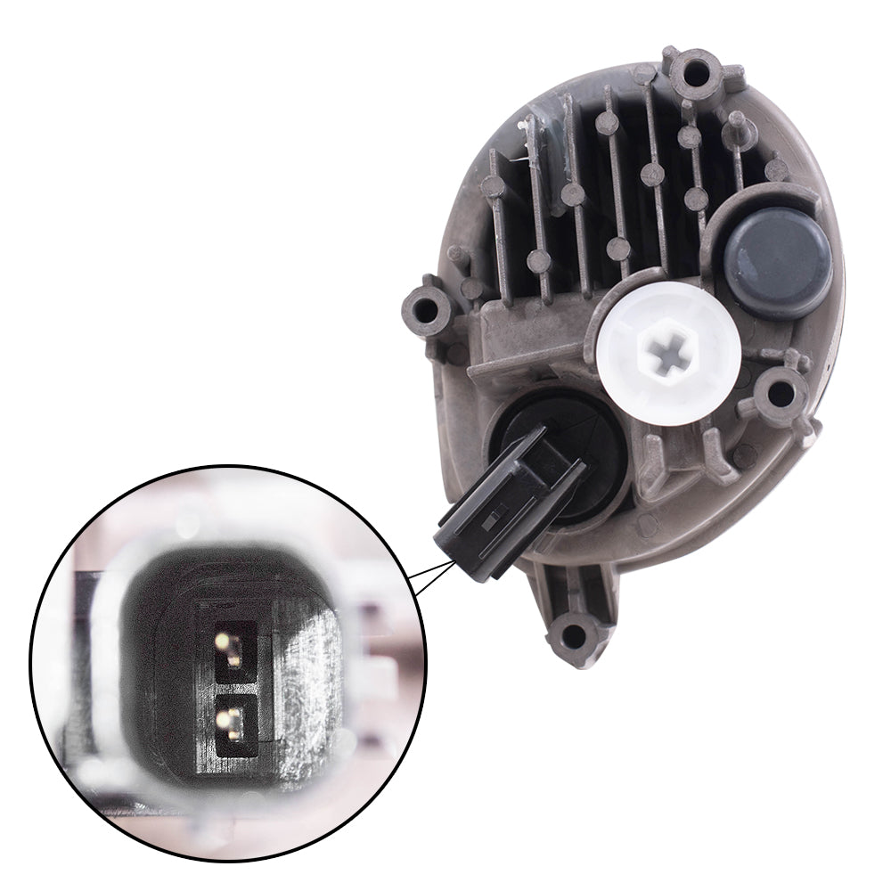 Brock Replacement Driver and Passenger Side Fog Light Assemblies For 2017-2022 Mazda CX-5 2018-2023 Mazda CX-3 2017-2018 Mazda Mazda3 2017-2018 Mazda Mazda6