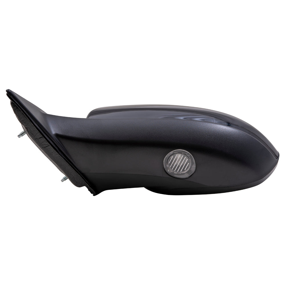 Brock Aftermarket Replacement Part Driver Side Paint-To-Match Black Power Mirror with Puddle Light-Blind Spot Detection and without Heat-Signal-Auto Dim Compatible with 2009-2013 Mazda Mazda6