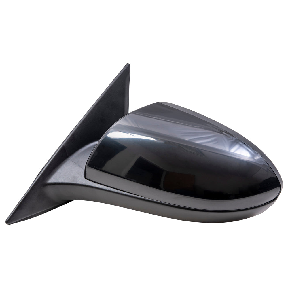 Brock Aftermarket Replacement Part Driver Side Paint-To-Match Black Power Mirror with Puddle Light-Blind Spot Detection and without Heat-Signal-Auto Dim Compatible with 2009-2013 Mazda Mazda6