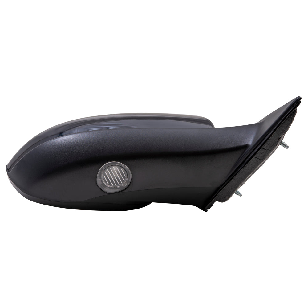 Brock Aftermarket Replacement Part Passenger Side Paint-To-Match Black Power Mirror with Puddle Light-Blind Spot Detection and without Heat-Signal-Auto Dim Compatible with 2009-2013 Mazda Mazda6