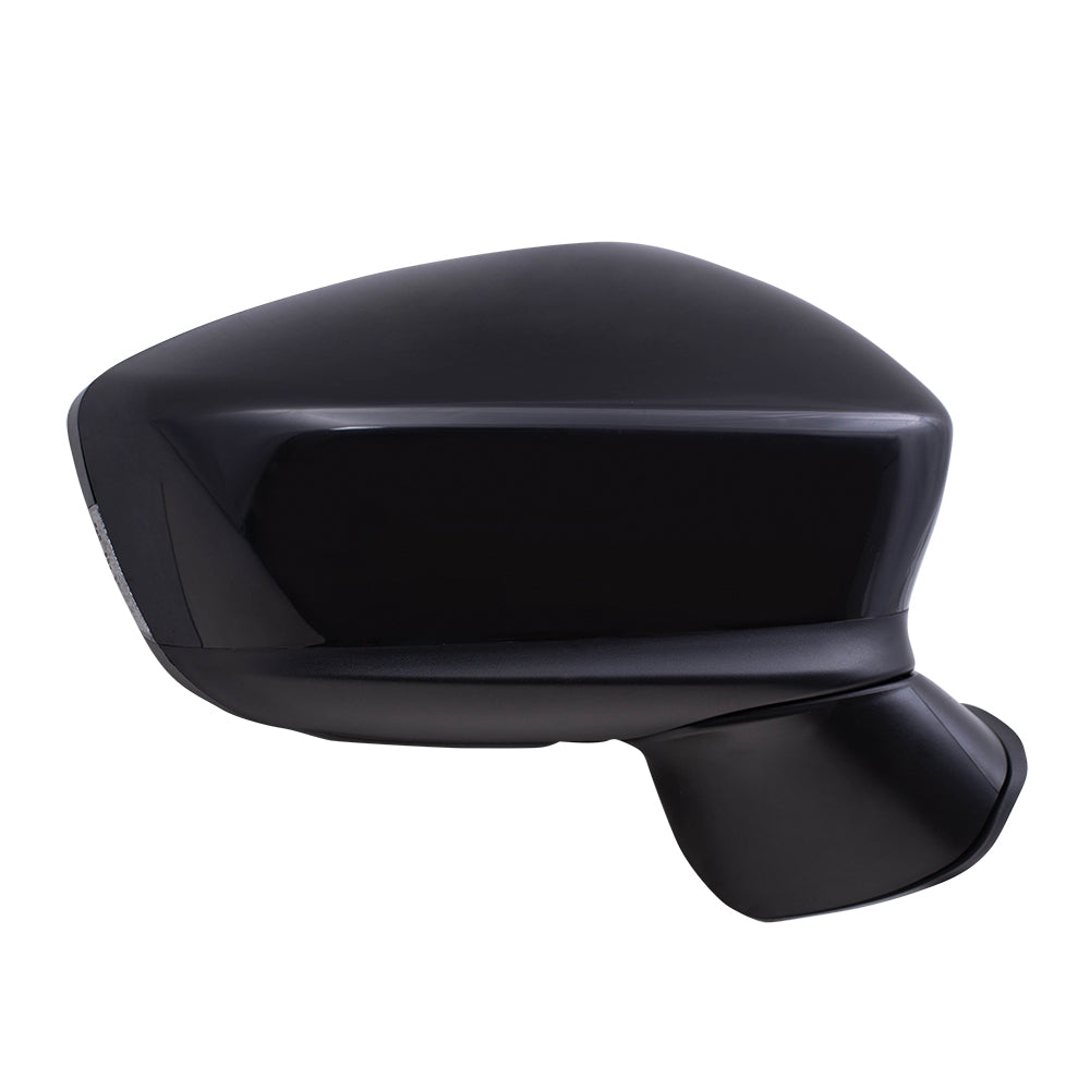 Replacement Set Power Mirrors w/ Signal Blind Spot Detection Compatible with 2014 2015 2016 Mazda3