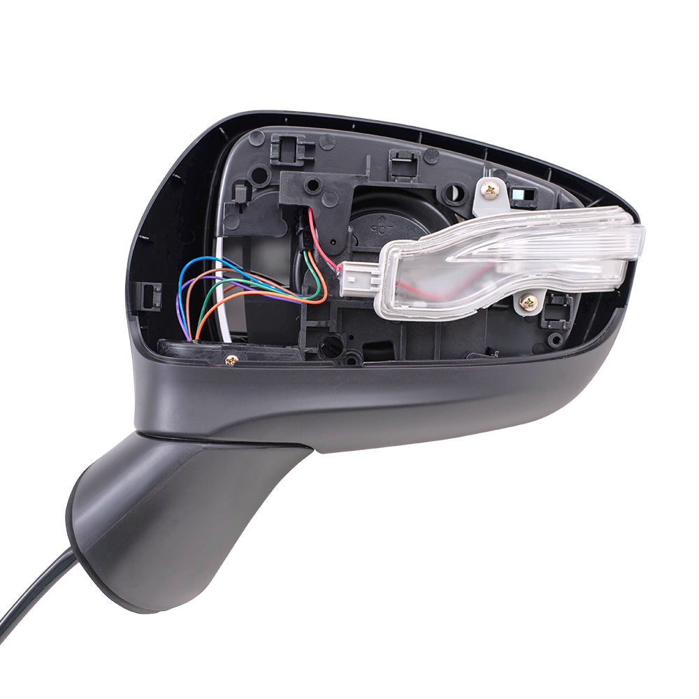Replacement Driver Power Side Mirror with Signal Compatible with 2015-2016 CX-5 KR22-69-181A