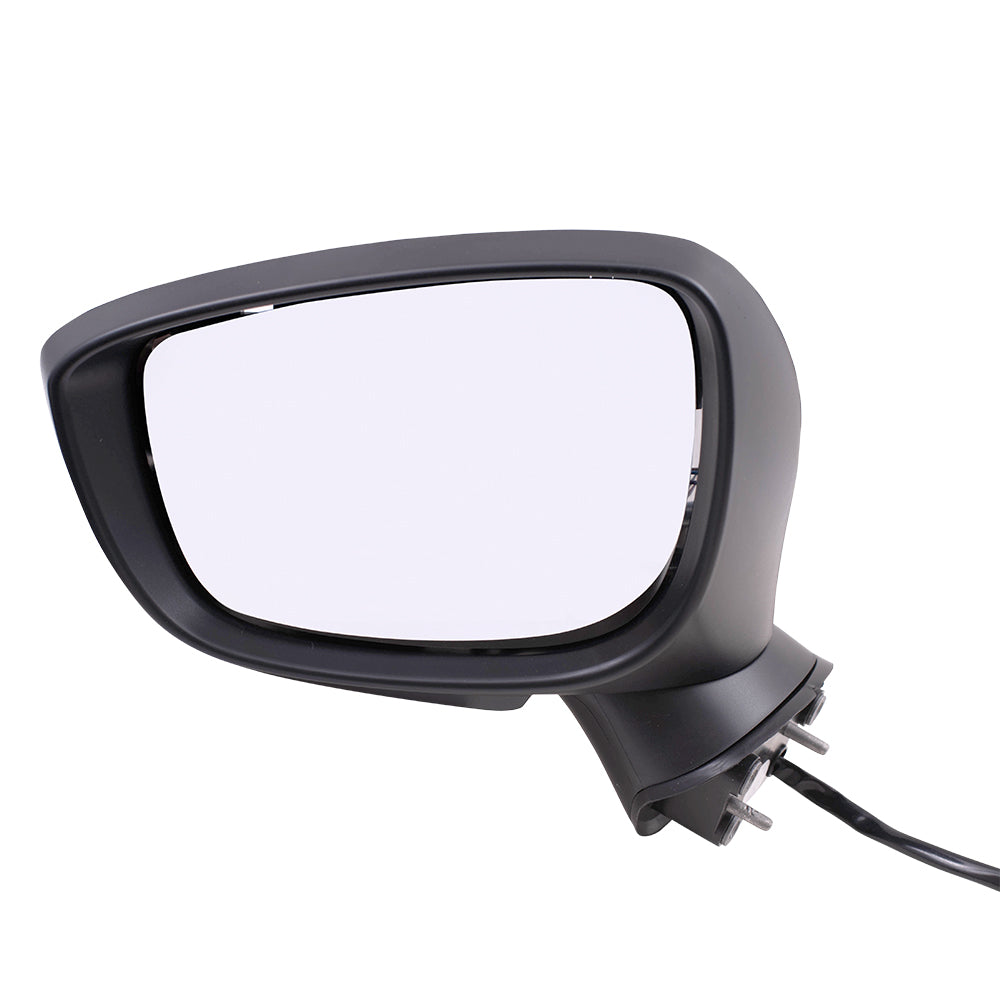 Replacement Driver Power Side Mirror with Signal Compatible with 2016-2019 CX-3 DB2P-69-181B