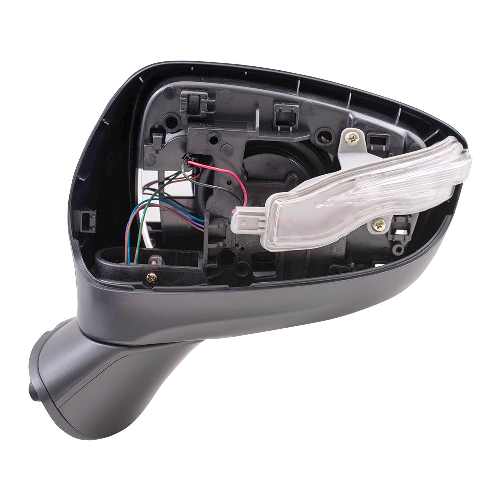 Replacement Driver Power Side Mirror with Signal Compatible with 2016-2019 CX-3 DB2P-69-181B