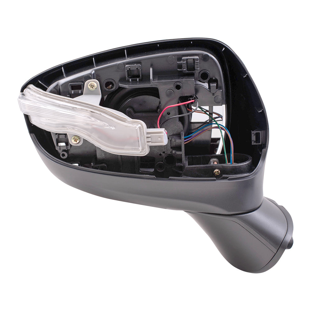 Replacement Passenger Power Side Mirror with Signal Compatible with 2016-2019 CX-3 DB2P-69-121B