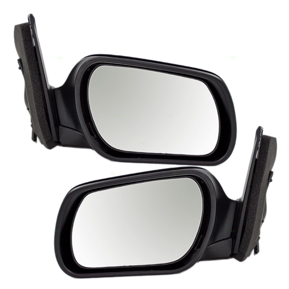 Pair Set Power Side View Mirrors Replacement for 04-09 Mazda 3 Mazda3 BN8B69180K08 BN8B69120K08