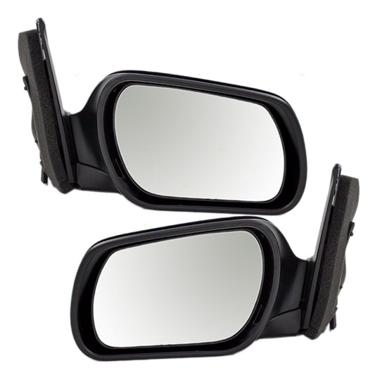 Pair Set Power Side View Mirrors Replacement for 04-09 Mazda 3 Mazda3 BN8B69180K08 BN8B69120K08