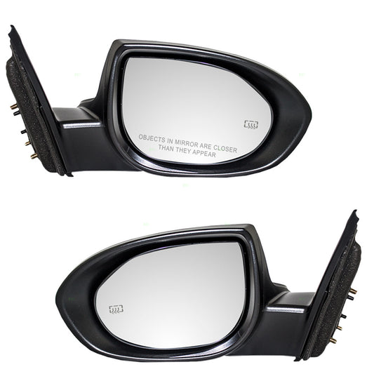 Pair Side Mirrors for 09-13 Mazda6 Mazda 6 Power Heated Set GEA36918Z GEA36912Z