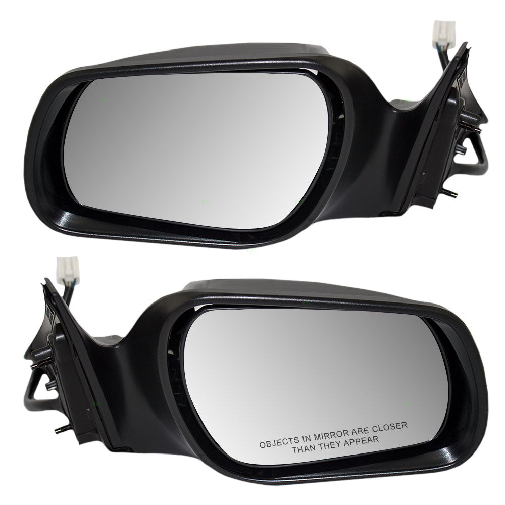Driver and Passenger Power Side View Mirrors Heated Replacement for Mazda 6 Mazda6 GK2E6918ZBB GK2E6912Z-BB