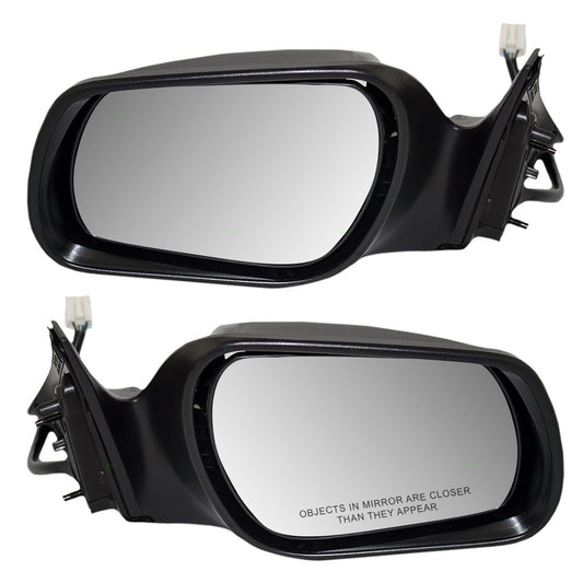 Driver and Passenger Power Side View Mirrors Heated Replacement for Mazda 6 Mazda6 GK2E6918ZBB GK2E6912Z-BB