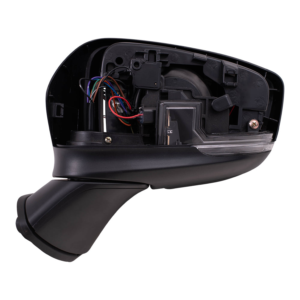 Replacement Driver Power Side Mirror Heated Signal Blind Spot Detection Compatible with 2017-2019 Mazda6