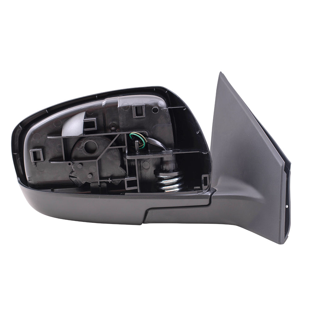 Replacement Passenger's Power Mirror Paint to Match Black w/ Heat Signal Blind Spot Detection Compatible with 14-15 CX-9 TK23-69-12Z