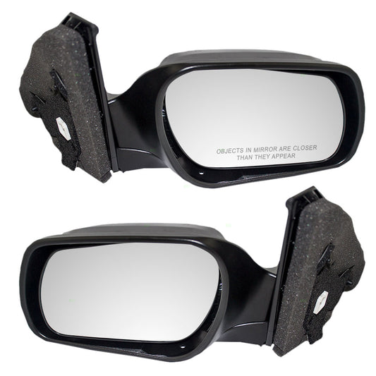 Driver and Passenger Power Side View Mirrors Heated Replacement for Mazda 3 Mazda3 BP8M69180K08 BP8M69120K08