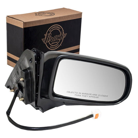 99 00 01 02 03 Mazda Protege Passengers Side View Power Mirror Textured Assembly