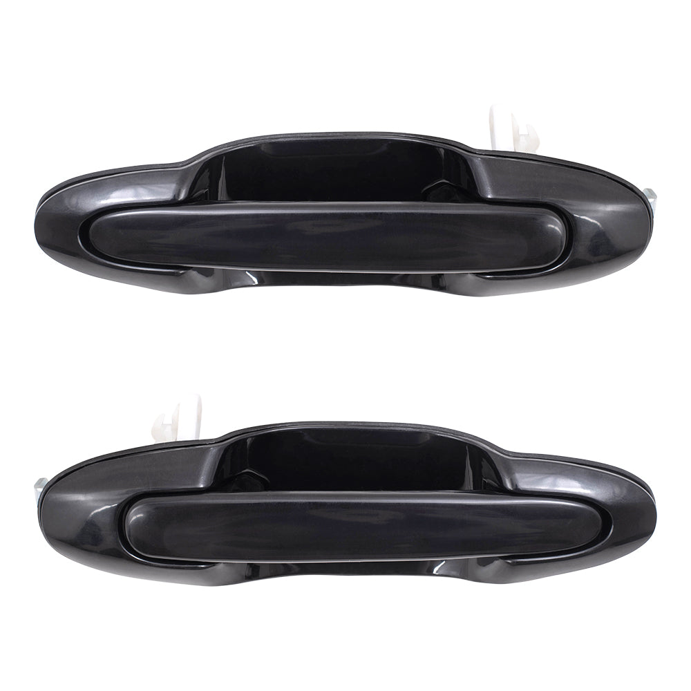 Brock Replacement Pair Set Rear Outside Exterior Sliding Door Handles Compatible with MPV LC7073410G08 LD4872410A08