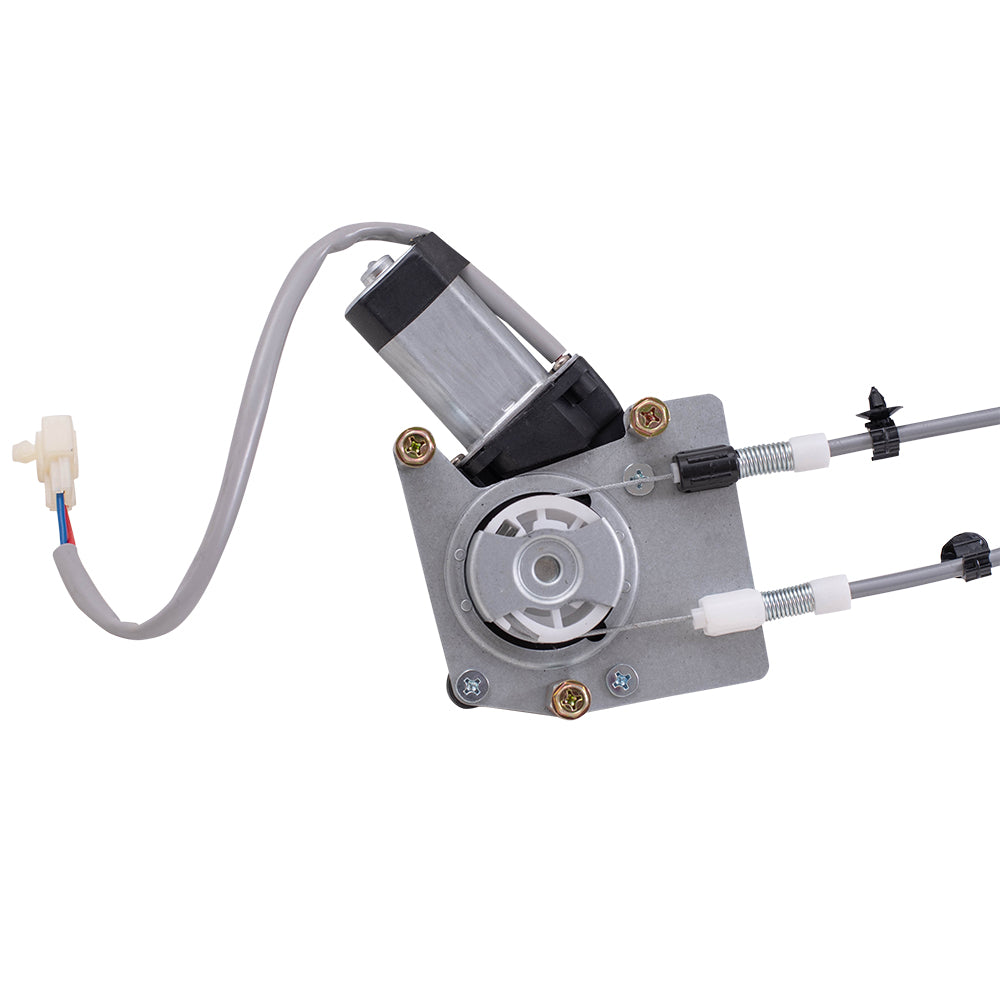 Brock Replacement Driver and Passenger Side Power Window Regulators w/Motor Compatible with 1990-1997 Miata MX-5